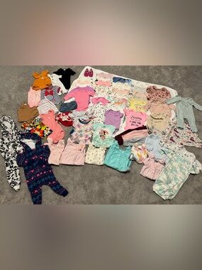 Baby girl clothes bundle size newborn-12 months